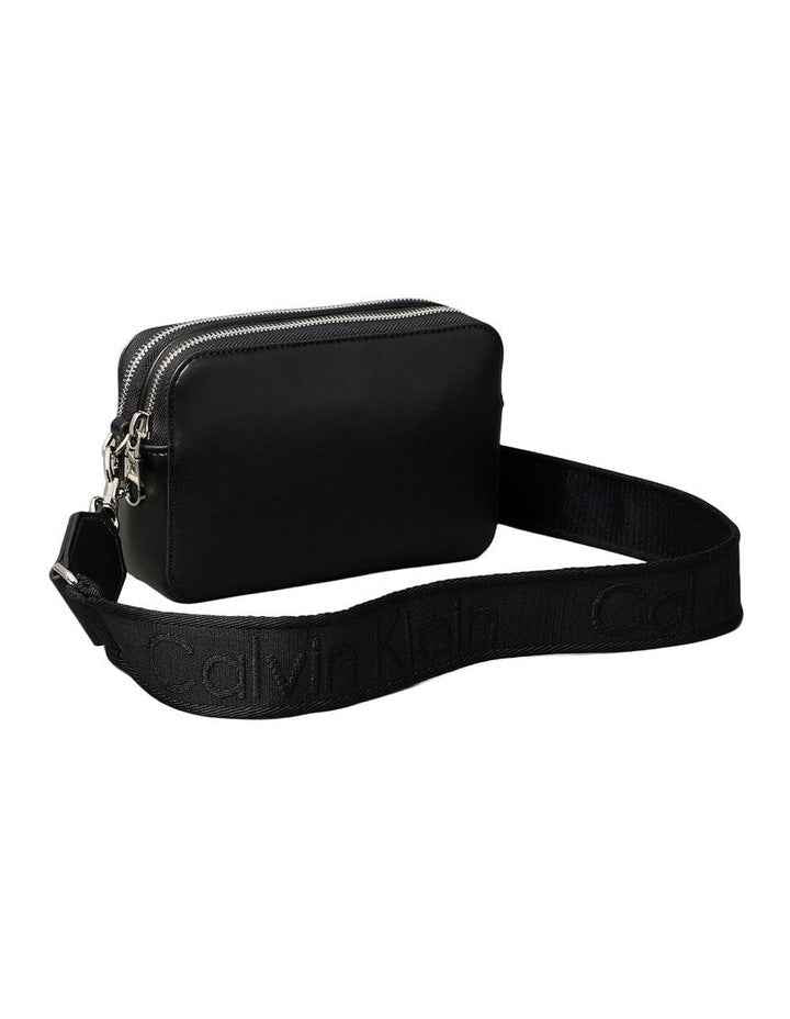 Webbing Crossbody Camera Bag in Black