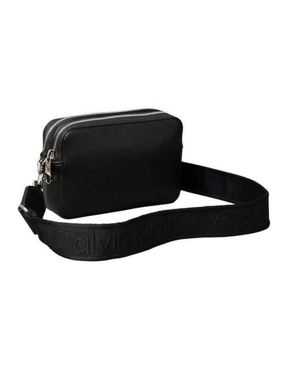 Webbing Crossbody Camera Bag in Black