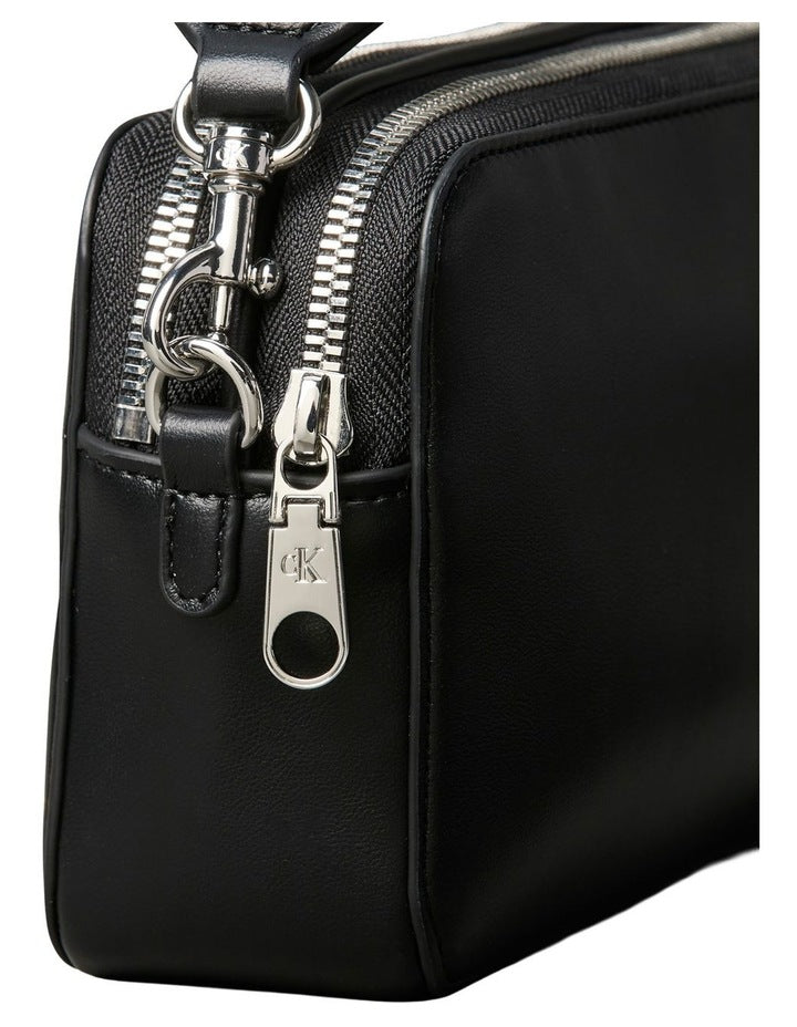 Webbing Crossbody Camera Bag in Black
