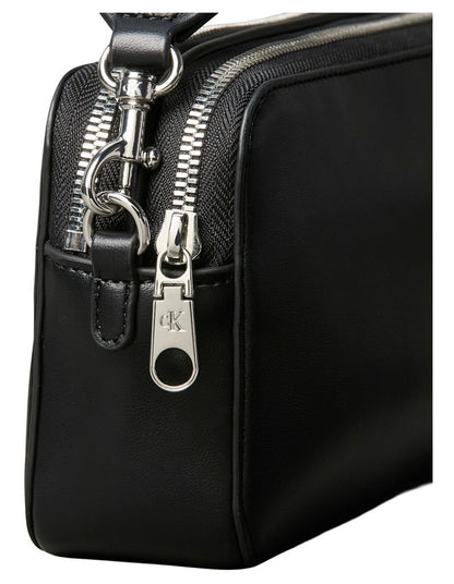 Webbing Crossbody Camera Bag in Black