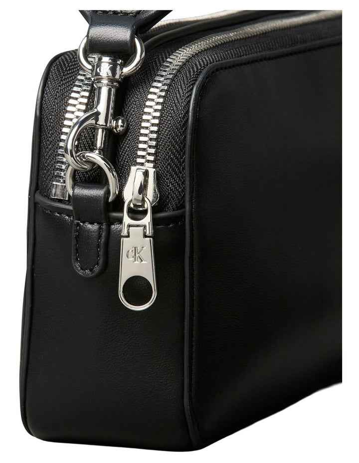 Webbing Crossbody Camera Bag in Black