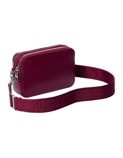 Webbing Crossbody Camera Bag in Alluring Pink