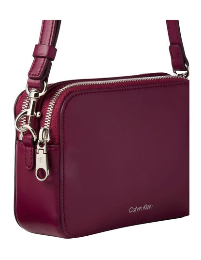 Webbing Crossbody Camera Bag in Alluring Pink