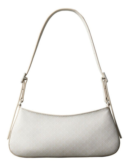 Emblem Allover Print Small Shoulder Bag
