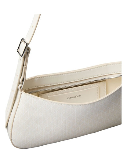 Emblem Allover Print Small Shoulder Bag