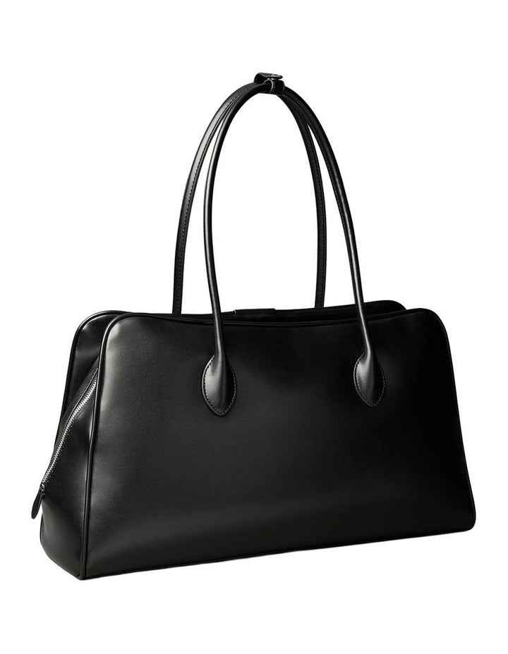 Multi Compartment Tote Bag in Black