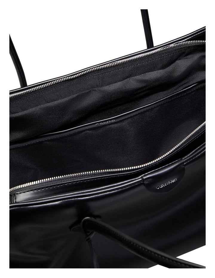 Multi Compartment Tote Bag in Black
