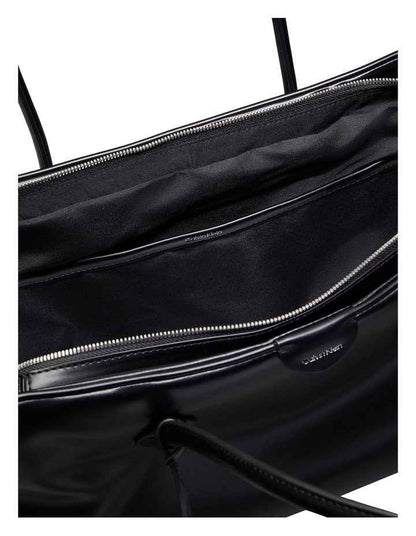 Multi Compartment Tote Bag in Black