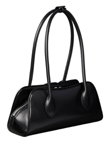 Emblem Trio Shoulder Bag in Black