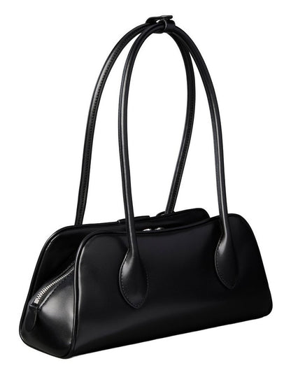 Emblem Trio Shoulder Bag in Black