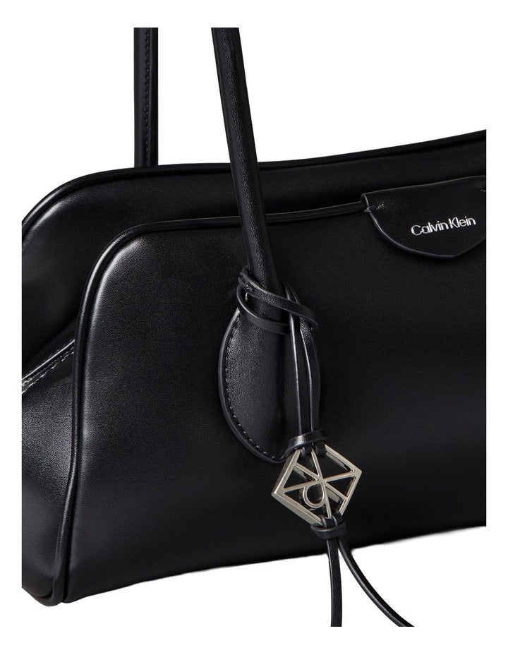 Emblem Trio Shoulder Bag in Black
