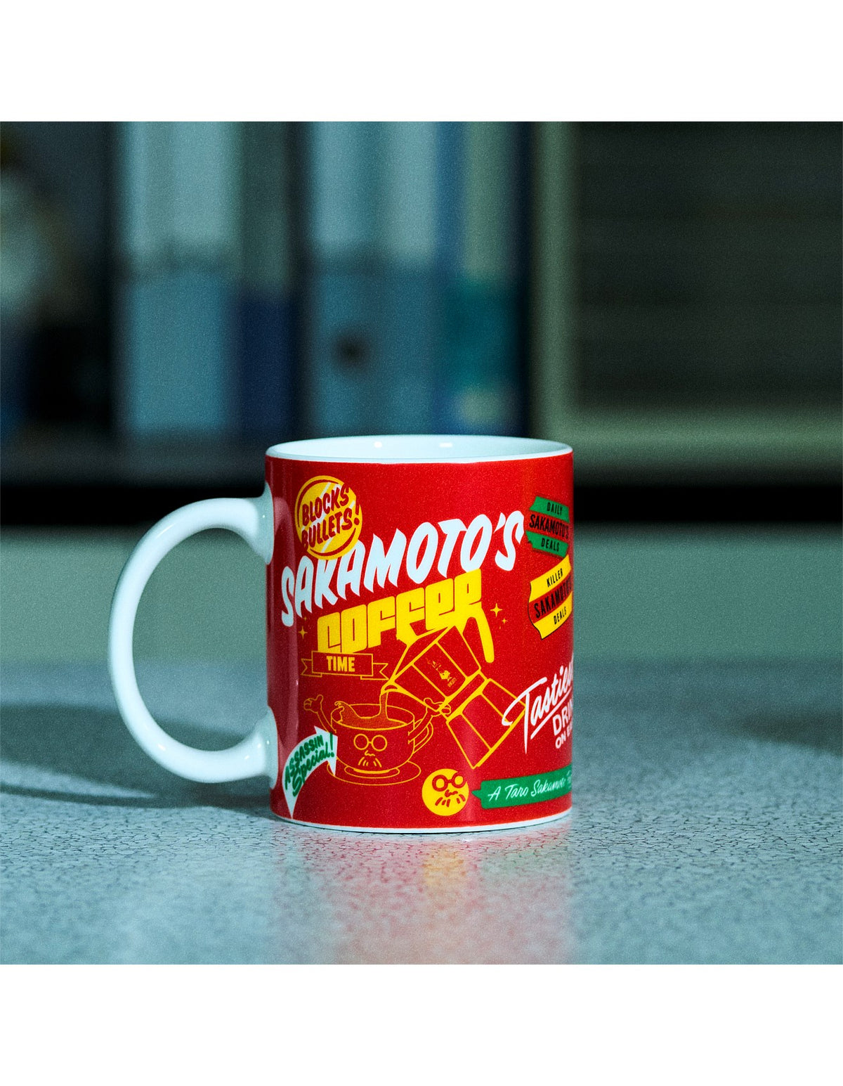 SAKAMOTO DAYS 350ml Porcelain Coffee Mug Red