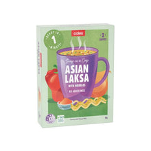 COLES 2 SERVE SOUP:ASIAN LAKSA:.:65 GRAM