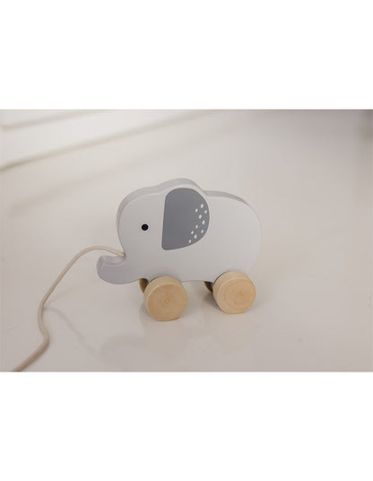Wooden Elephant Pull Along Toy