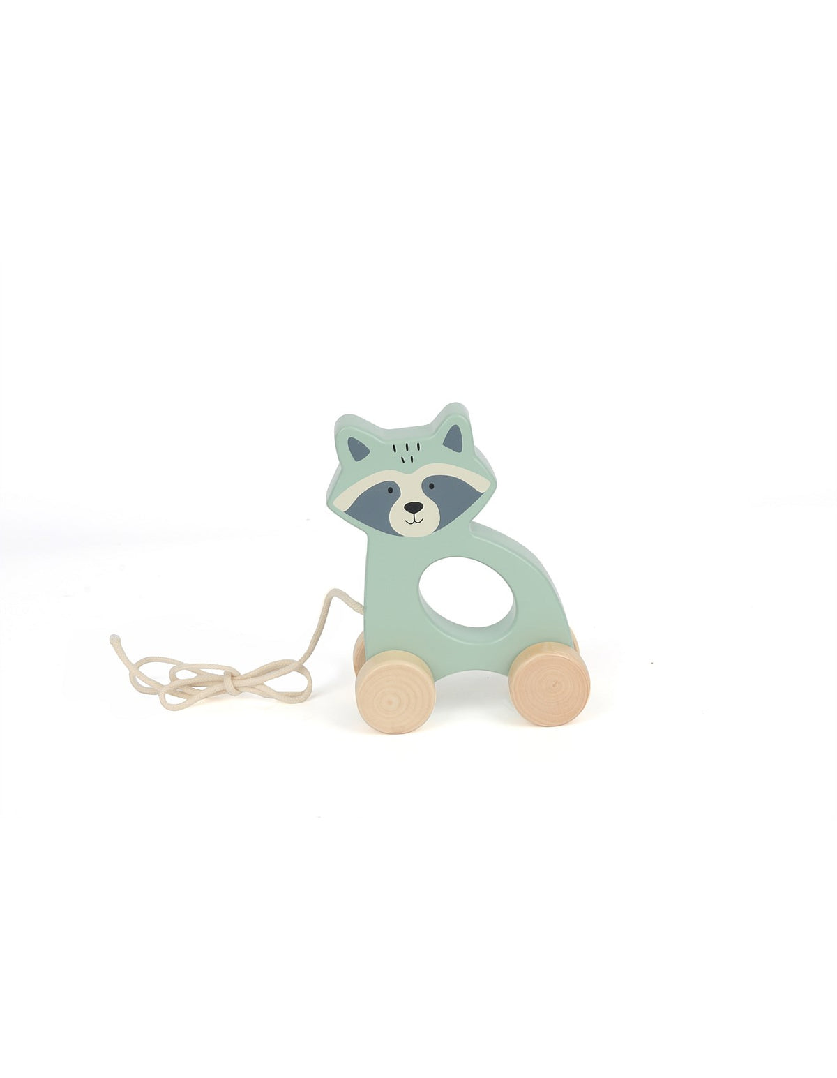 Wooden Raccoon Pull Along Toy