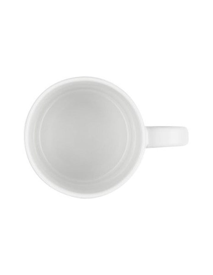 London Holly Relief Coffee Mug 350ml 4C in White