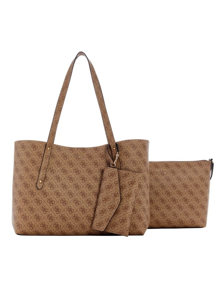 Brenton Tote Bag IN Latte Logo