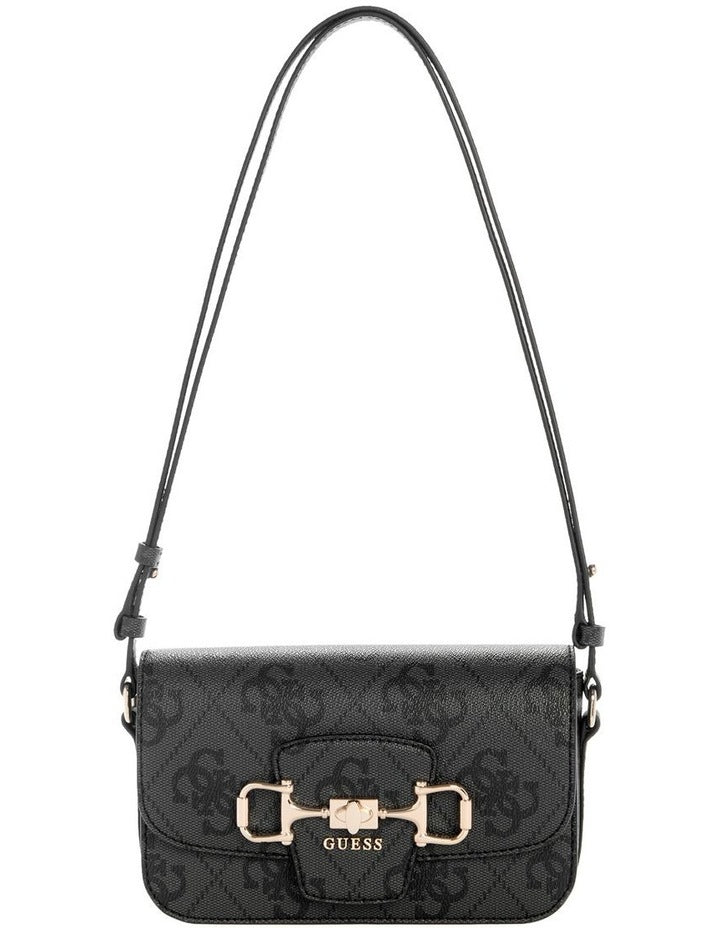Janie Crossbody Bag in Coal Logo