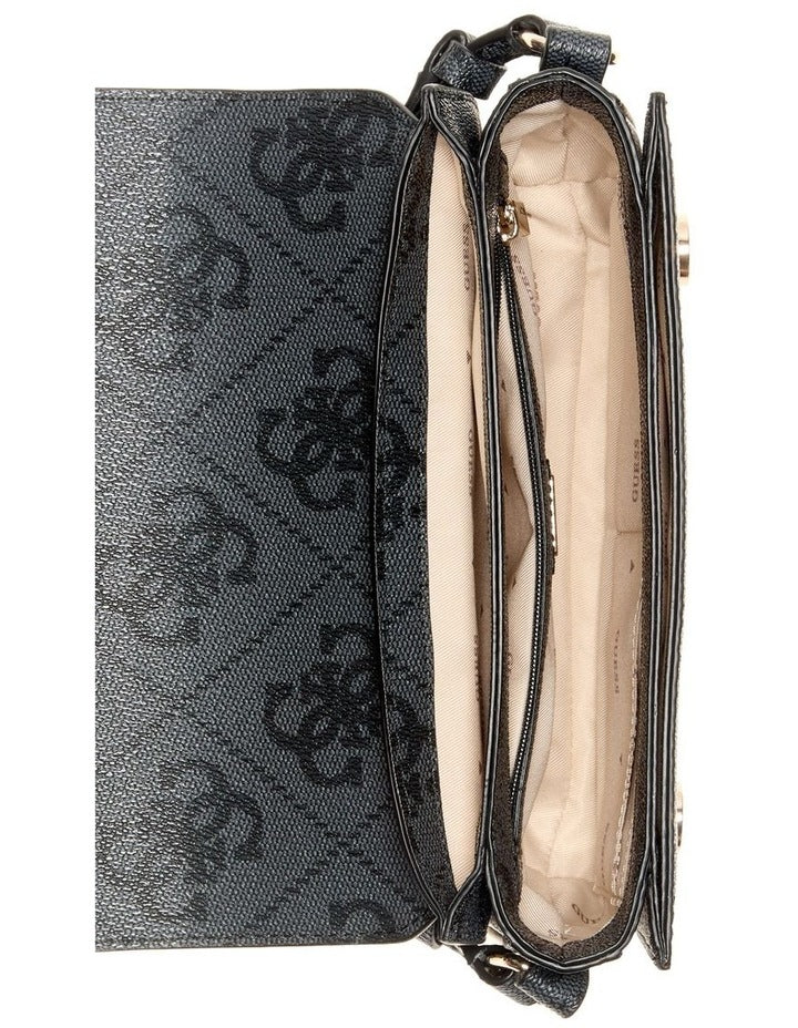 Janie Crossbody Bag in Coal Logo