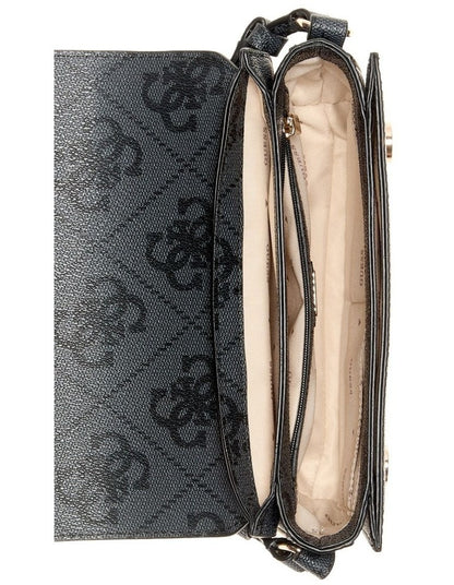 Janie Crossbody Bag in Coal Logo