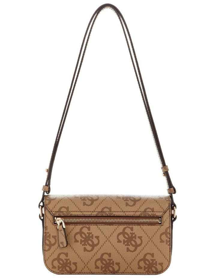 Janie Crossbody Bag in Latte Logo