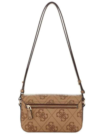 Janie Crossbody Bag in Latte Logo