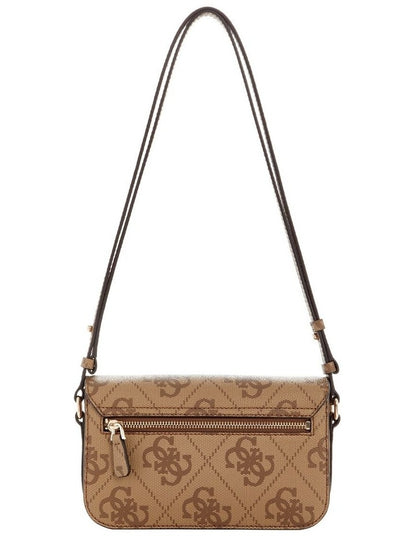 Janie Crossbody Bag in Latte Logo