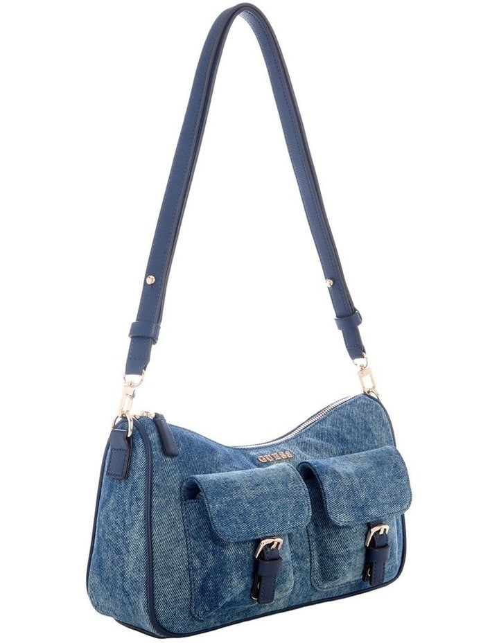 Kassie Shoulder Bag in Denim