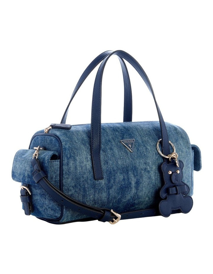 Kassie Small Satchel Bag in Denim