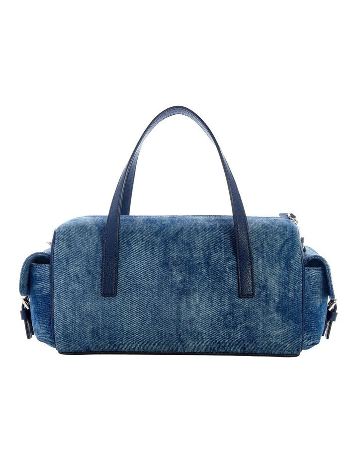 Kassie Small Satchel Bag in Denim