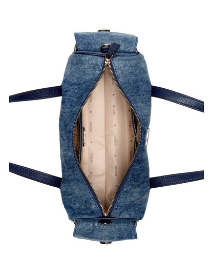 Kassie Small Satchel Bag in Denim