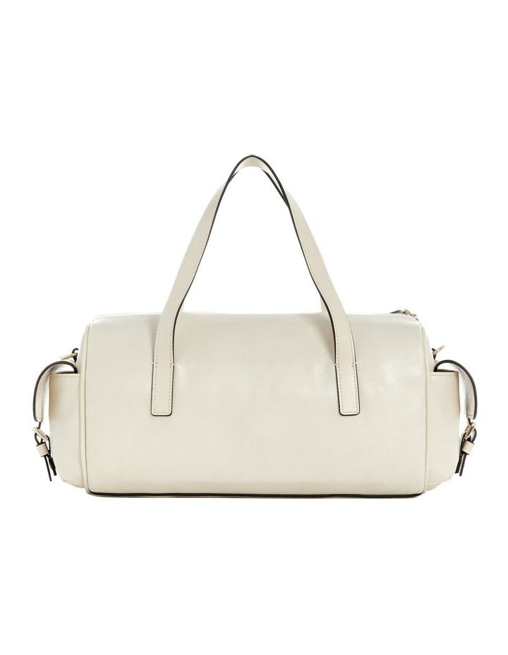 Kassie Small Satchel Bag in Off White