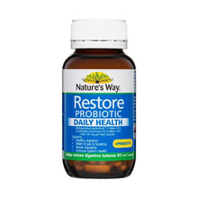 NATURE'S WAY RESTORE PROBIOTIC DAILY HEALTH CAPSULES 90PK