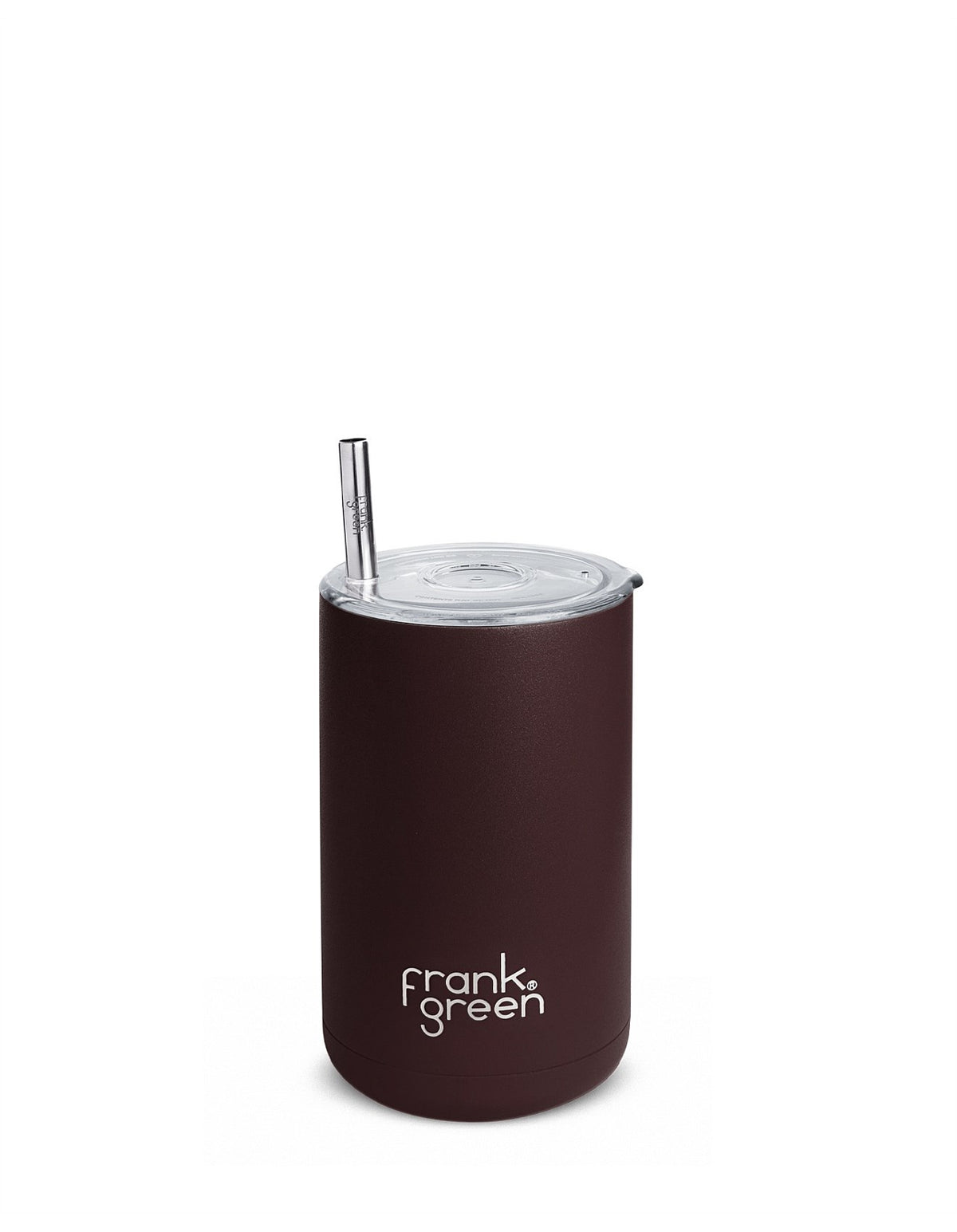 ICED COFFEE CUP WITH STRAW CHOCOLATE