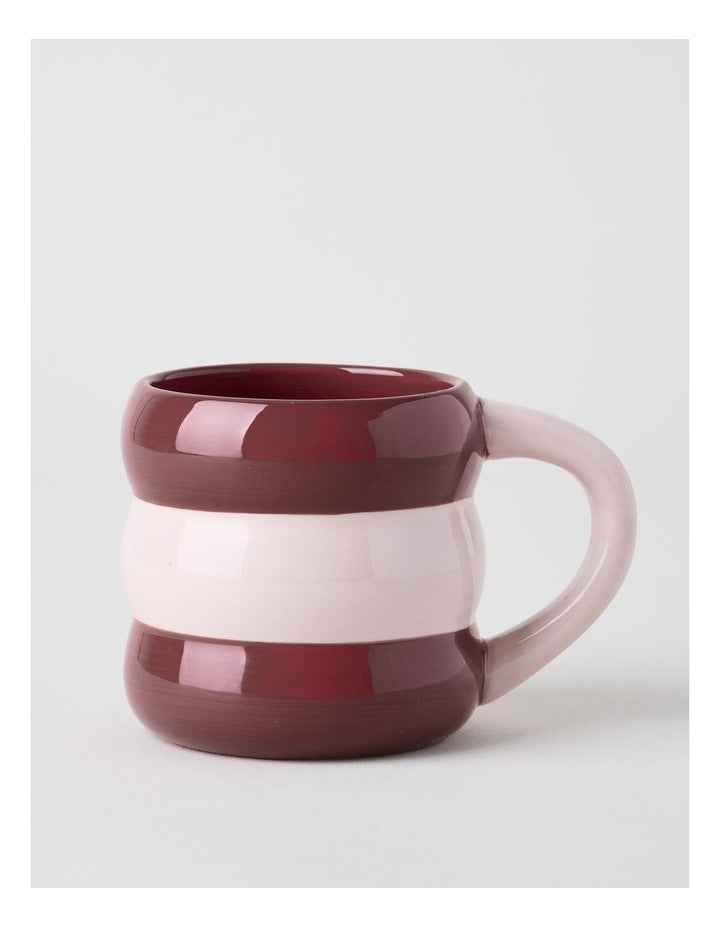 Bubble Mug in Red & Pink