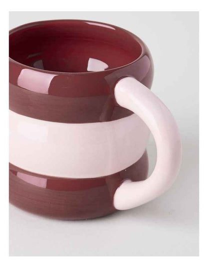 Bubble Mug in Red & Pink