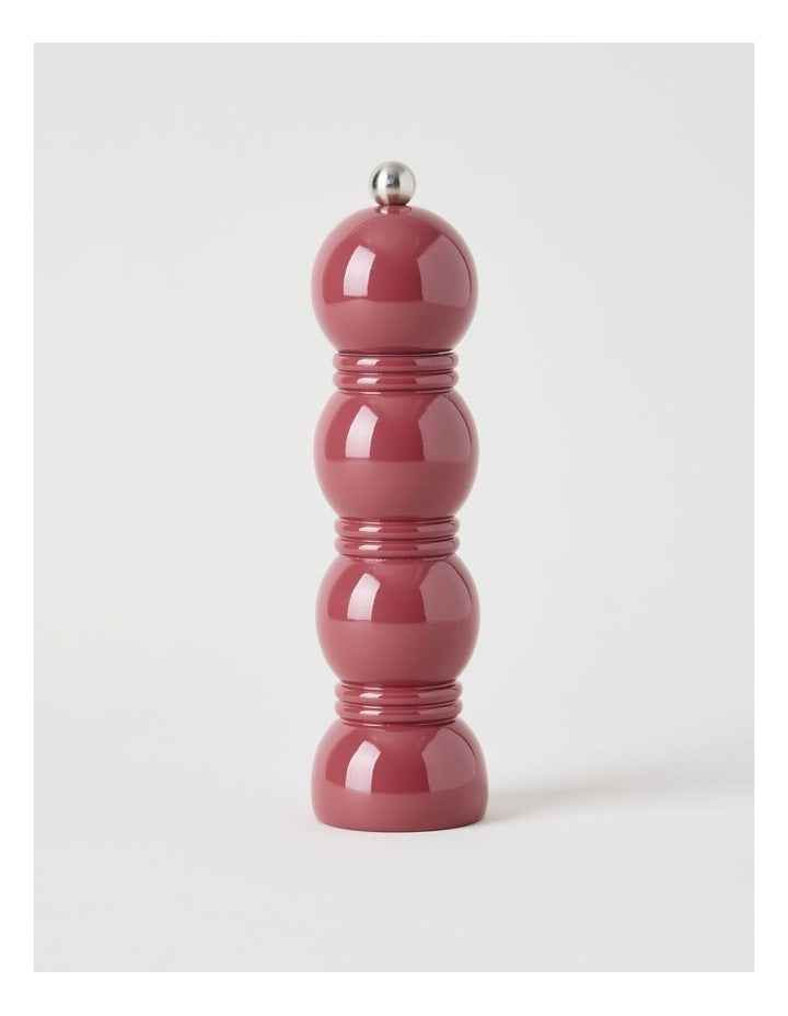 Bubble Salt or Pepper Mill 20cm Burgundy