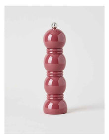 Bubble Salt or Pepper Mill 20cm Burgundy