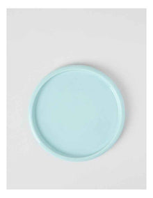 Bubble Side Plate in Pale Blue
