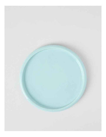 Bubble Side Plate in Pale Blue