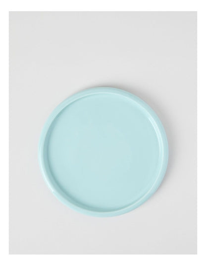Bubble Side Plate in Pale Blue
