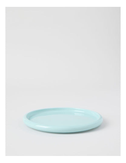 Bubble Side Plate in Pale Blue