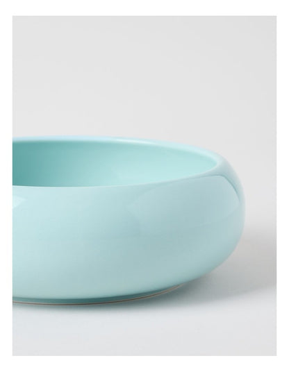 Bubble Pasta Bowl 21cm x 7cm in Pale Blue