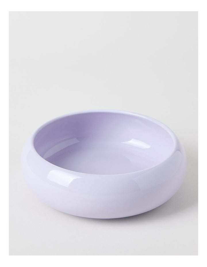 Bubble Pasta Bowl 21cm x 7cm in Lilac