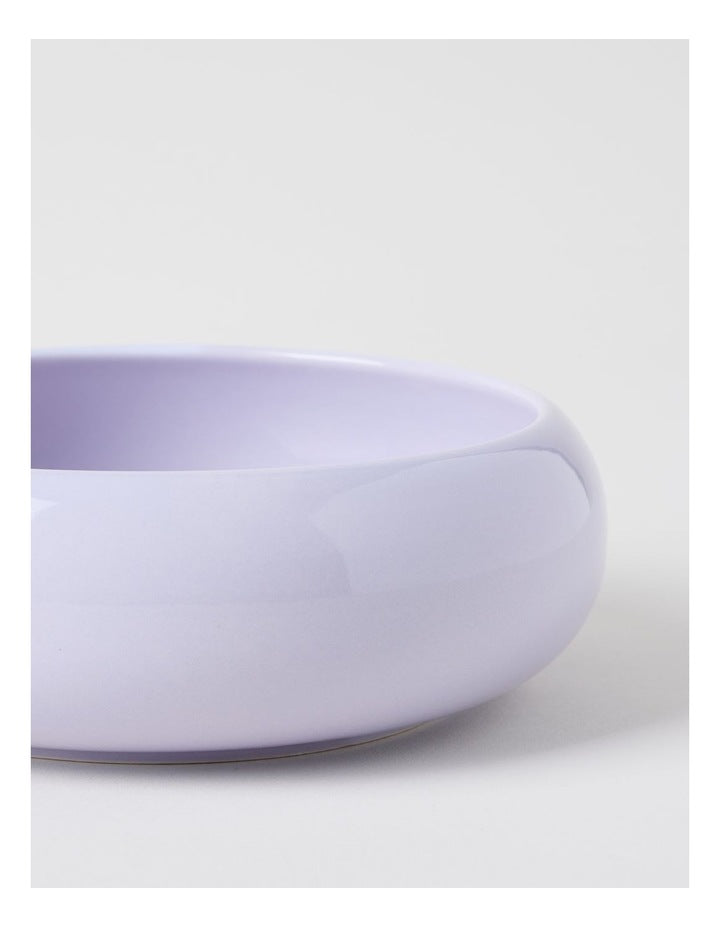 Bubble Pasta Bowl 21cm x 7cm in Lilac