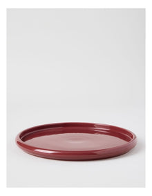 Bubble Dinner Plate in Burgundy