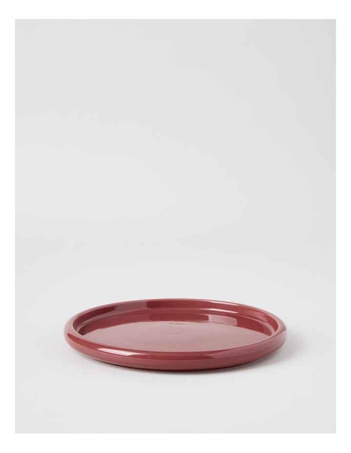 Bubble Side Plate in Burgundy