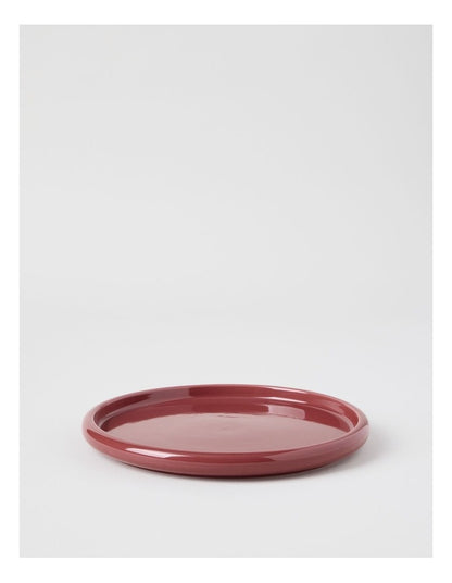 Bubble Side Plate in Burgundy