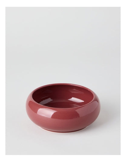 Bubble Cereal Bowl 20.5cm x 7cm in Burgundy
