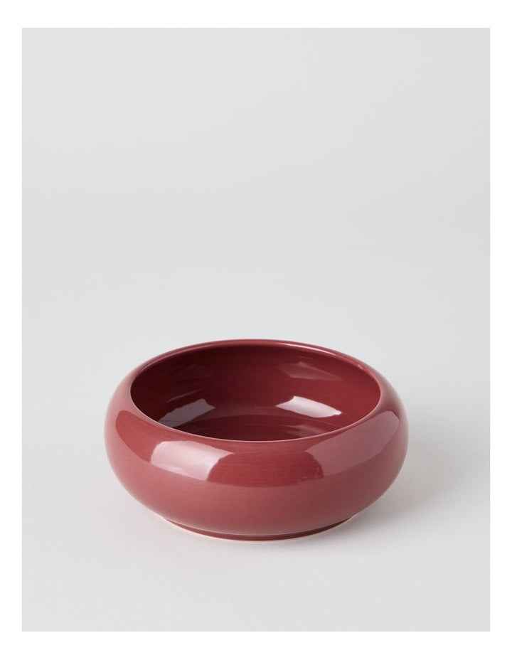 Bubble Cereal Bowl 20.5cm x 7cm in Burgundy